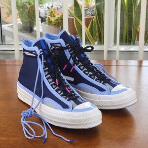 Converse Men's Chuck 70 Hi Seam Tape 169525C Obsidian / Serenity Size 8.5